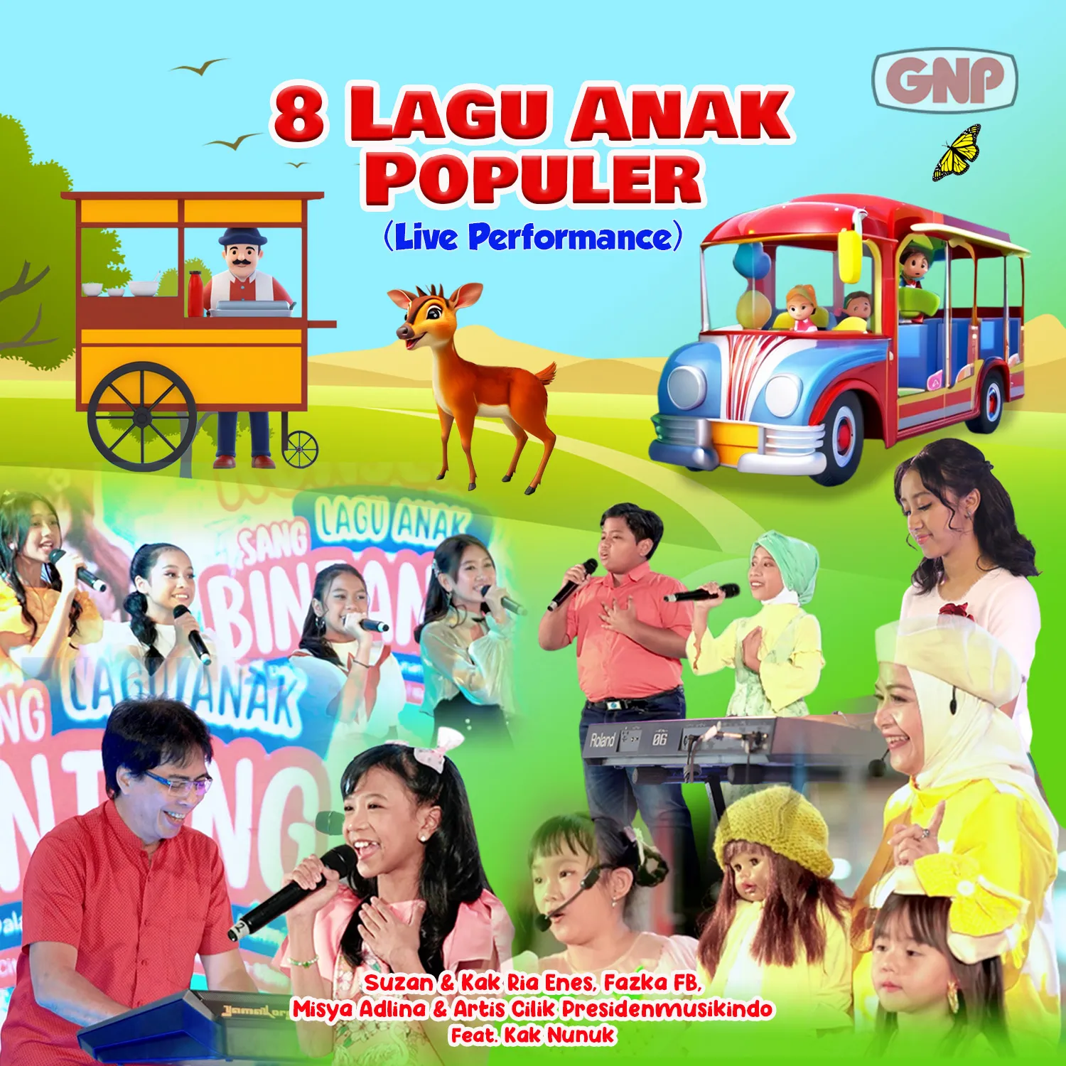 Gema Nada Pertiwi 8 Lagu Anak Populer live PerFomance Cover