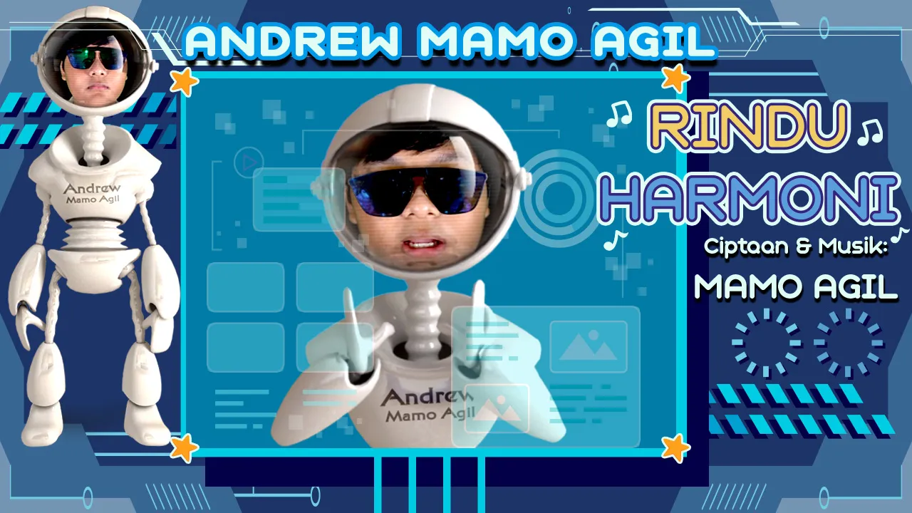 “Rindu Harmoni” adalah persembahan terbaru dari Andrew Mamo Agil