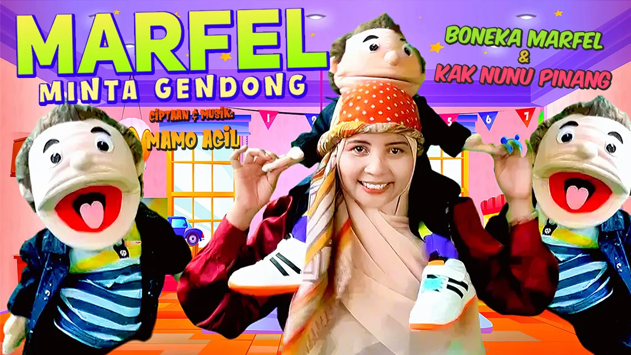lagu Terbaru dari Boneka Marfel & Kak Nunu Pinang Berjudul “Marfel Minta Gendong”!