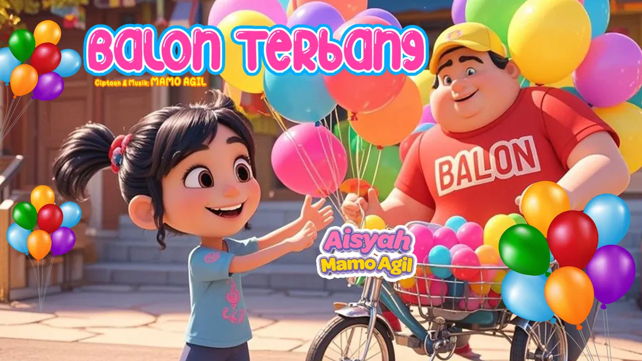 Aisyah Mamo Agil kembali menghadirkan lagu anak terbaru yang penuh keceriaan, “Balon Terbang”!