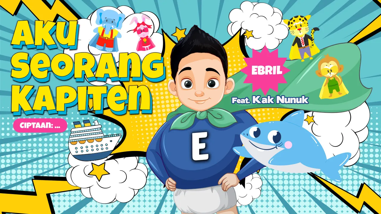 Ayo Bernyanyi “Aku Seorang Kapiten” dengan Video Animasi Terbaru di Channel YouTube Animasi Lagu Anak Indonesia!
