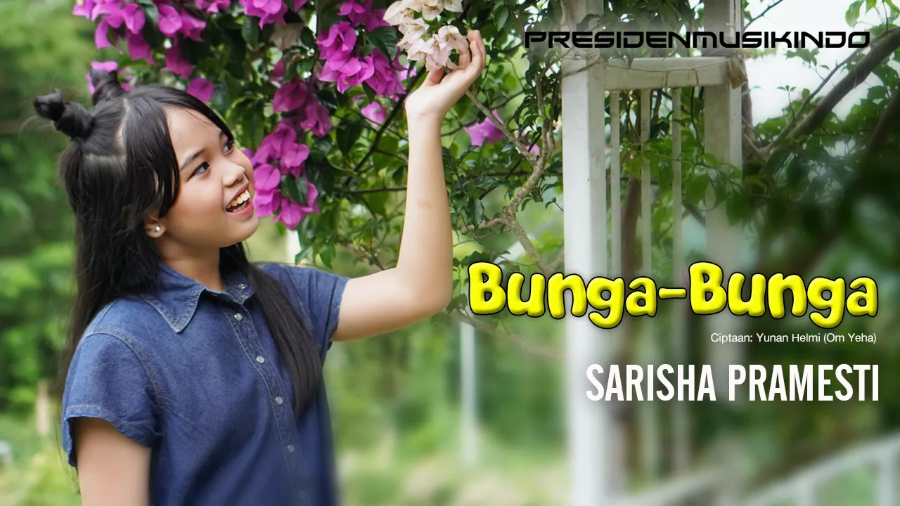 🌸 BUNGA-BUNGA – Sarisha Pramesti | Lagu Anak Indonesia Terbaru 2025 🎶