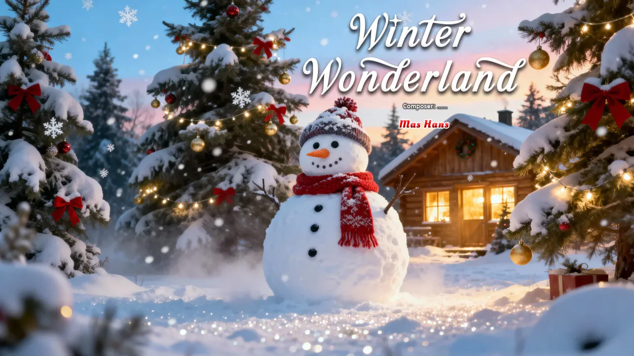 🎄 Experience the Magic of Christmas with “Winter Wonderland” – An Instrumental Music Video by Mas Hans 🎄