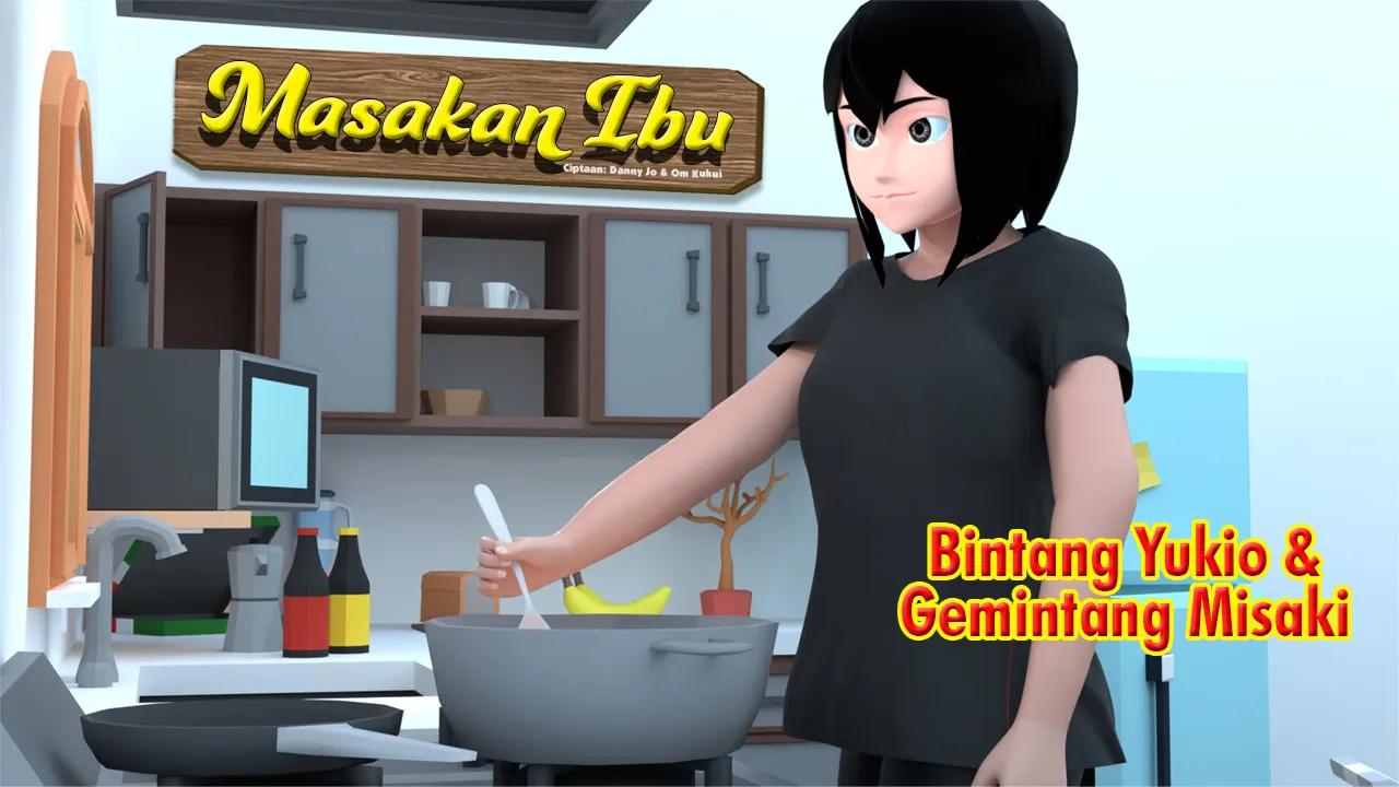 Bintang Yukio dan Gemintang Misaki Merilis Lagu Baru Berjudul Masakan Ibu Dengan Sentuhan Video Animasi Di Channel Animasi Lagu Anak Indonesia