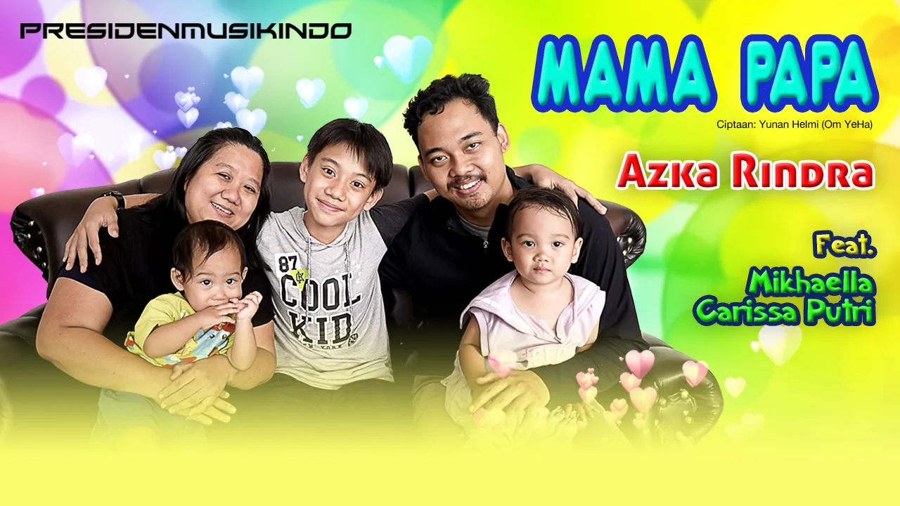 Kakak Beradik: Azka Rindra & Mikhaella Carissa Putri Hadirkan “Mama Papa”, Lagu Edukatif untuk Anak