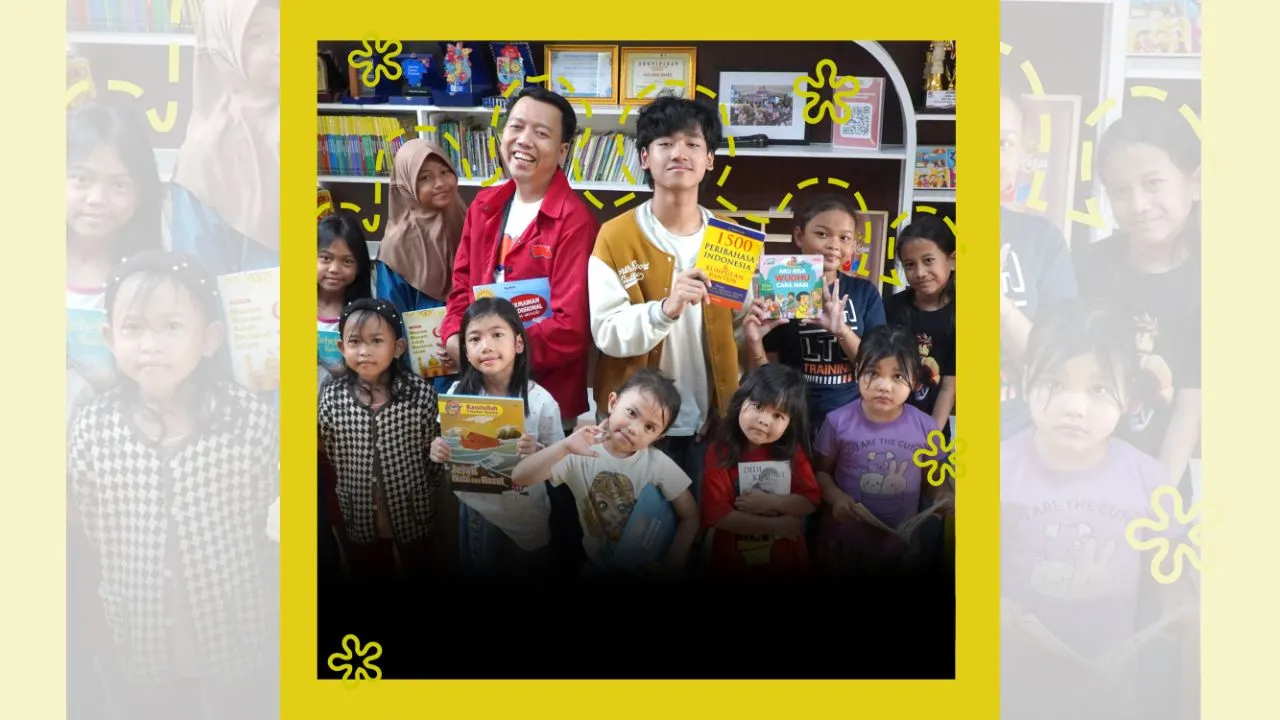 Gema Nada Pertiwi Ayo Membaca Kojek Daniel Abraham feat. Bale Buku Jakarta Cover Promo