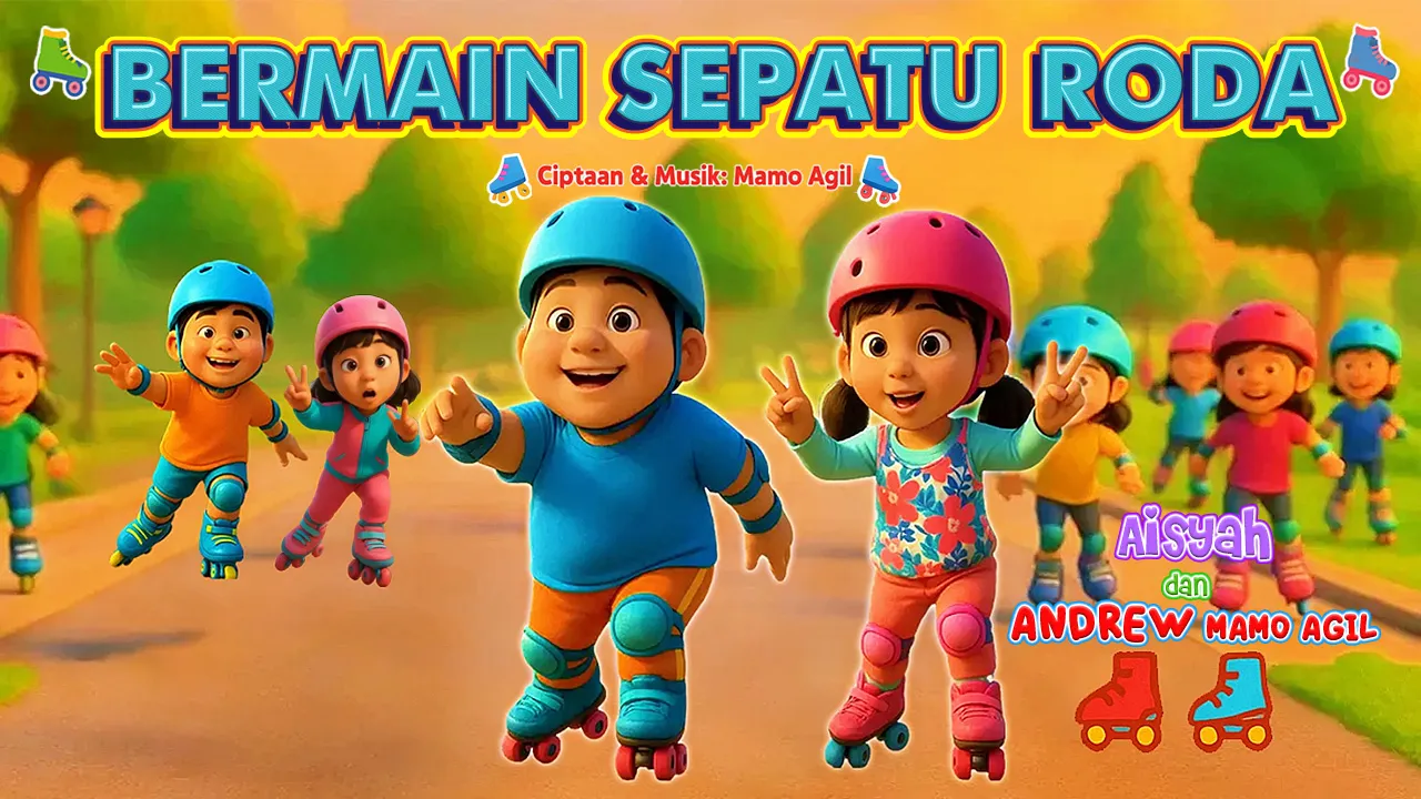 Ajak Anak Berani Bereksplorasi, Intip Keseruan Lagu “Bermain Sepatu Roda” dari Aisyah & Andrew