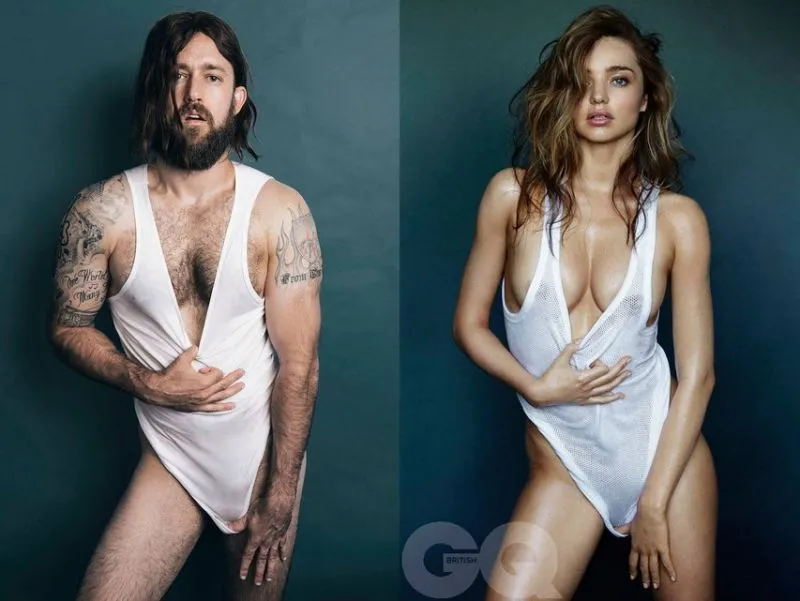 Bagaimana Jadinya Jika Pose Seksi Miranda Kerr Ditiru Cowok 8