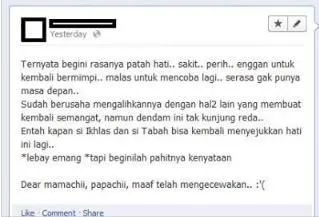 20 Status Facebook Pasca Putus 21