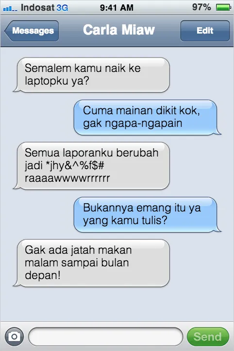 21 Kejadian Kocak Kalau Kucing Bisa SMS-an Sama Kamu 36