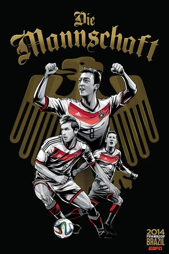 Poster-Poster Keren Yang Akan Bikin Kamu Semangat Menyambut Piala Dunia 50