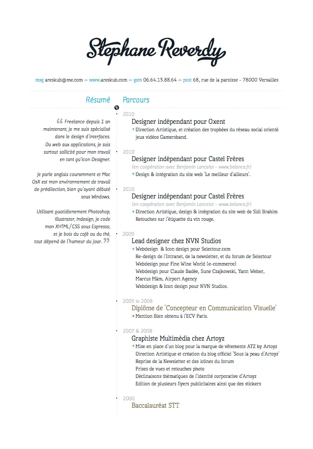 Ini Dia, Desain-Desain CV Keren Yang Bisa Kamu Sontek! 17