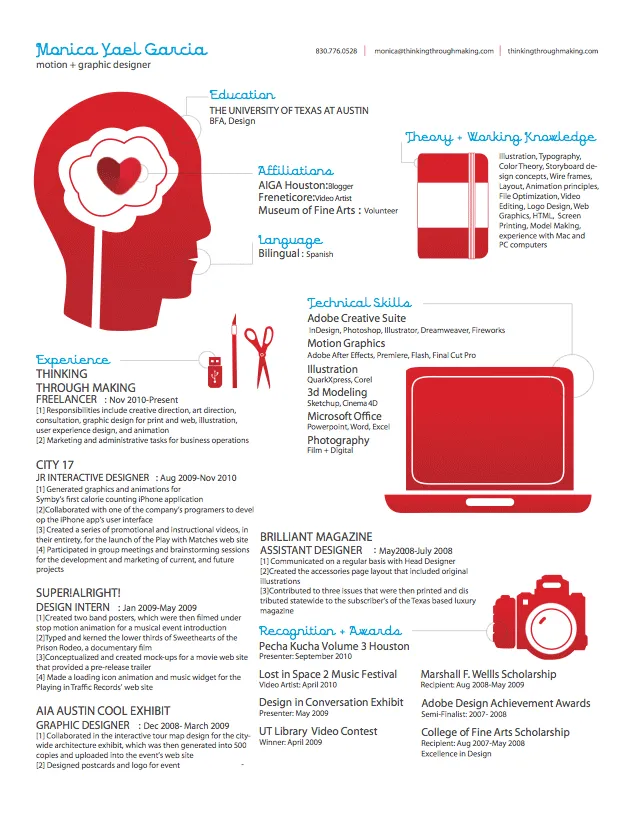 Ini Dia, Desain-Desain CV Keren Yang Bisa Kamu Sontek! 11