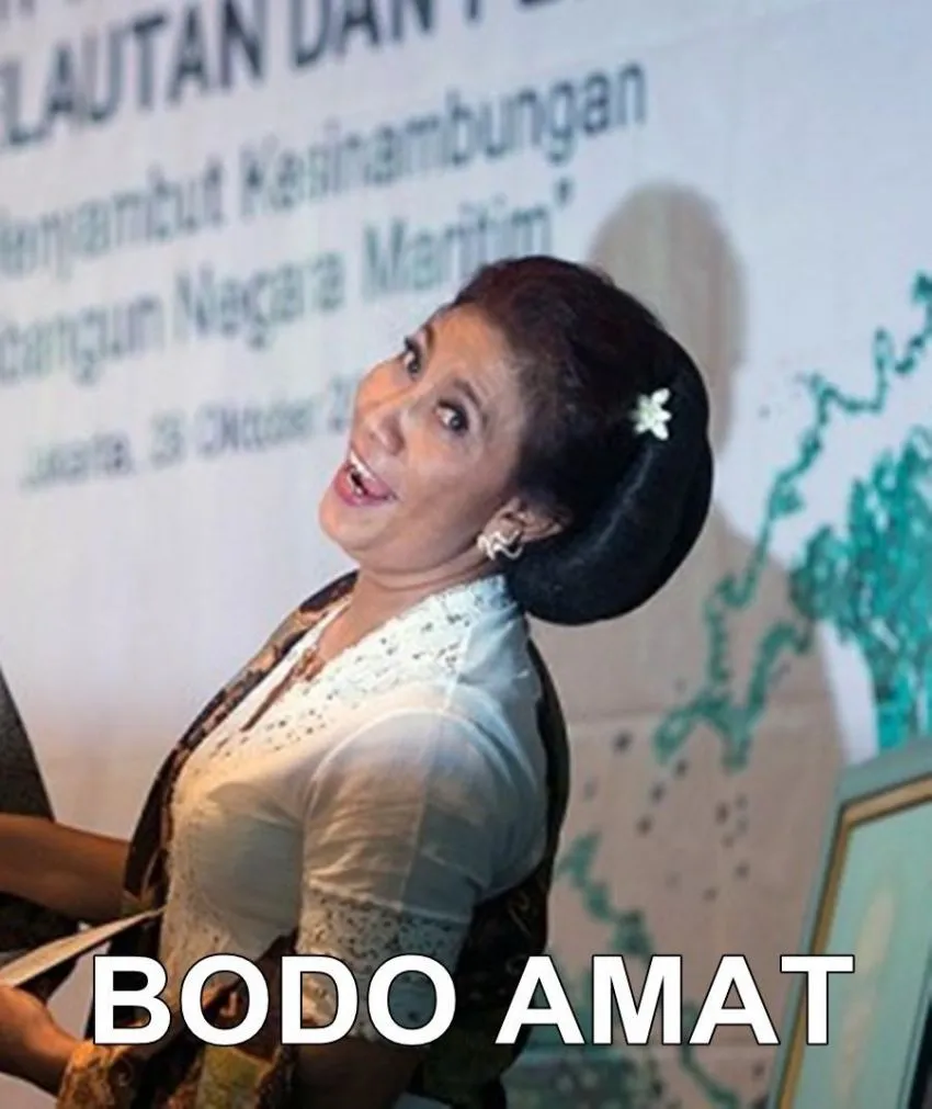 Kumpulan Memes Lucu Susi Pudjiastuti, Menteri Baru Kita yang Nyentrik! 28