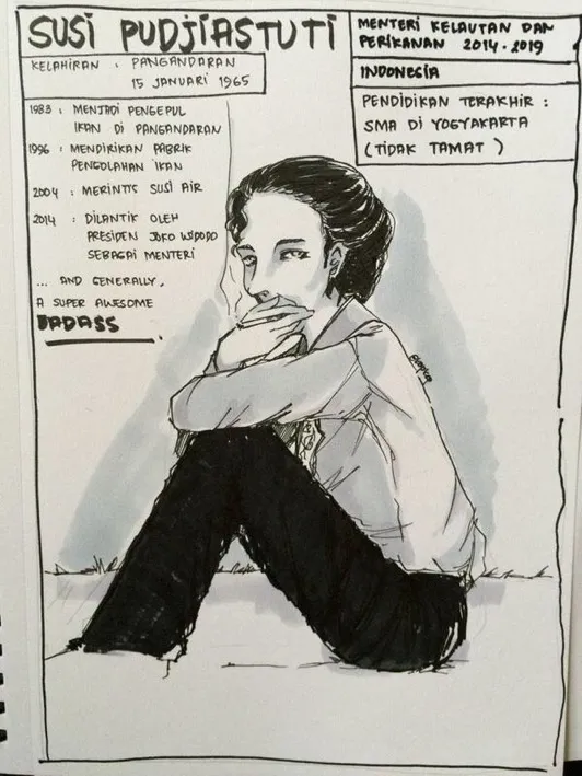 Kumpulan Memes Lucu Susi Pudjiastuti, Menteri Baru Kita yang Nyentrik! 21