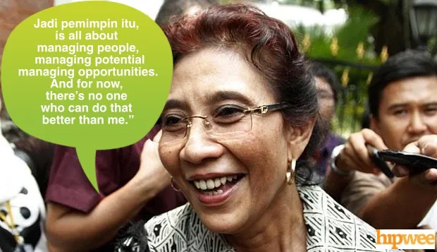Kumpulan Memes Lucu Susi Pudjiastuti, Menteri Baru Kita yang Nyentrik! 26