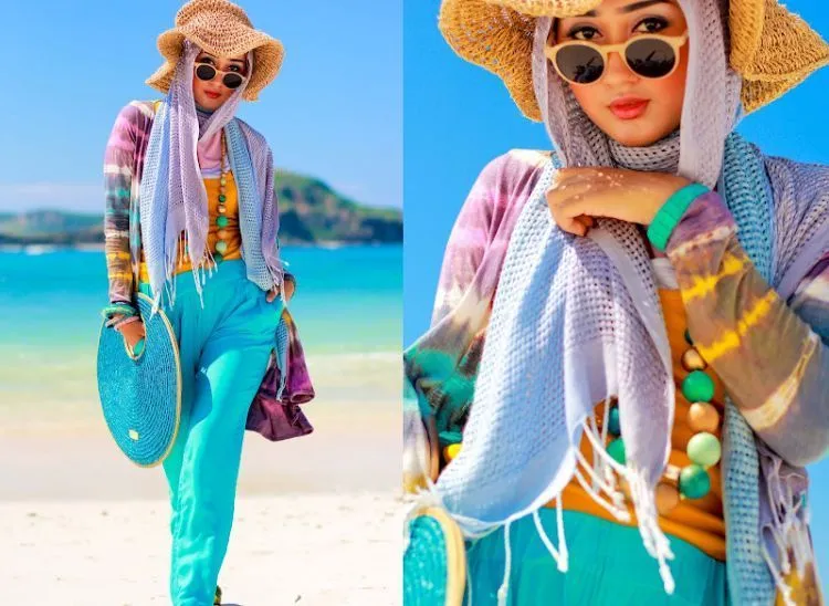 Gaya Cantik untuk Vakansi ke Pantai Tanpa Perlu Tampil Seksi Pakai Bikini 20