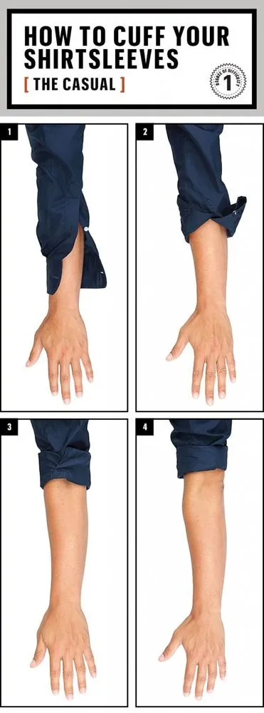 Tips Tampil Ganteng Dengan Kemeja Lengan Panjang yang Hanya Butuh Menggulung Lengan 12