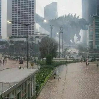 Kumpulan Meme #JakartaBanjir yang Membuktikan Bahwa Bencana Terasa Ringan Jika Ditanggapi Positif 28