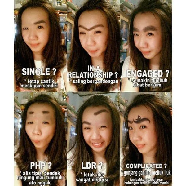 12 Style #TantanganAlis yang Jauh Lebih Cetar Daripada Alis Syahrini 22