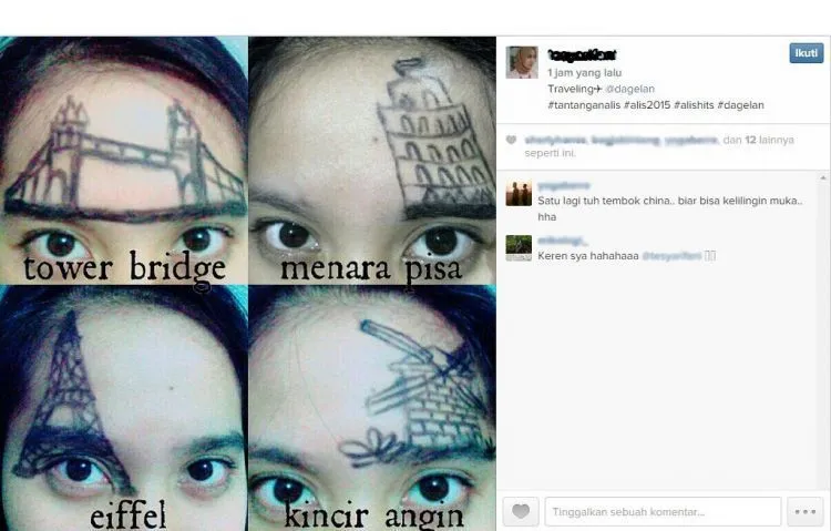 12 Style #TantanganAlis yang Jauh Lebih Cetar Daripada Alis Syahrini 13