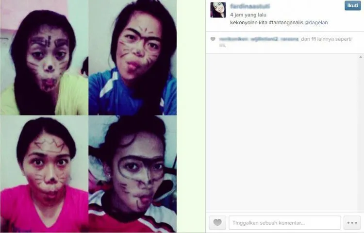 12 Style #TantanganAlis yang Jauh Lebih Cetar Daripada Alis Syahrini 15