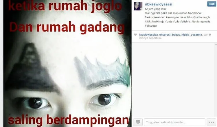 12 Style #TantanganAlis yang Jauh Lebih Cetar Daripada Alis Syahrini 19