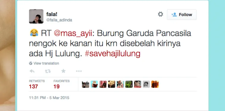 10 Guyonan Terlucu dari #SaveHajiLulung yang Akan Bikin Siangmu Jadi Adem 2