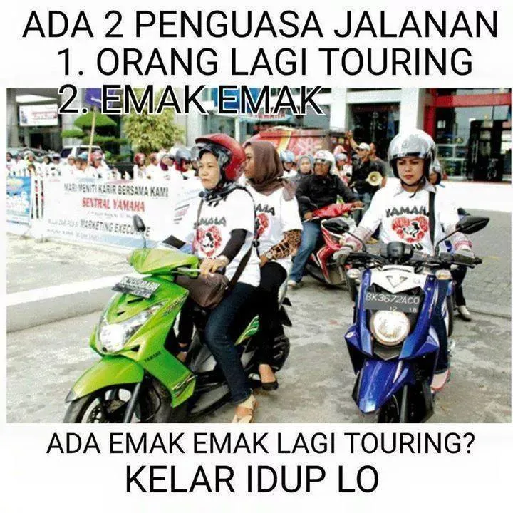 7 Alasan yang Menjawab Kenapa Ibu-ibu Naik Motor Akan Selalu Jadi Penguasa Jalanan 14