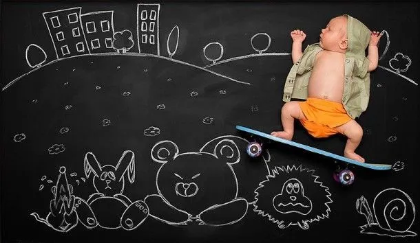 11 Konsep Foto Unik yang Membuat Bayi Mungilmu Terlihat Semakin Lucu 12