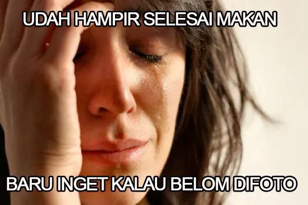 Kegundahan Hati Orang-orang yang Foto Dulu Sebelum Makan 19