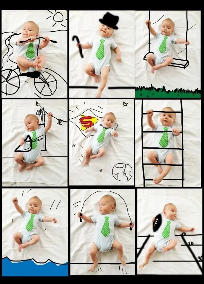 11 Konsep Foto Unik yang Membuat Bayi Mungilmu Terlihat Semakin Lucu 18