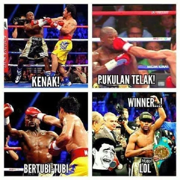 Meme Mayweather Vs. Pacman yang Jauh Lebih Menghibur Daripada Pertarungannya 15