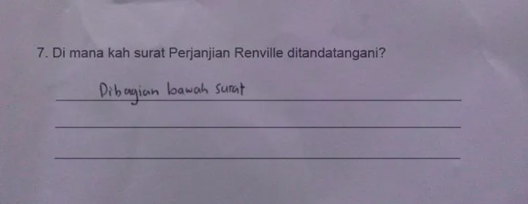 16 Jawaban Soal Ujian yang Pasti Bikin Sang Guru Terpingkal-pingkal 20