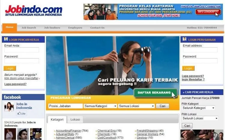 Dengan Mengikuti Situs-situs Ini, Kamu Tak Perlu Khawatir Ketinggalan Lowongan Pekerjaan Lagi 12