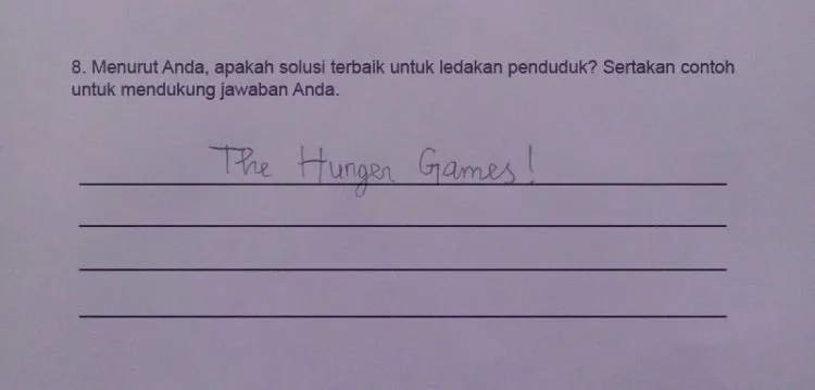 16 Jawaban Soal Ujian yang Pasti Bikin Sang Guru Terpingkal-pingkal 23