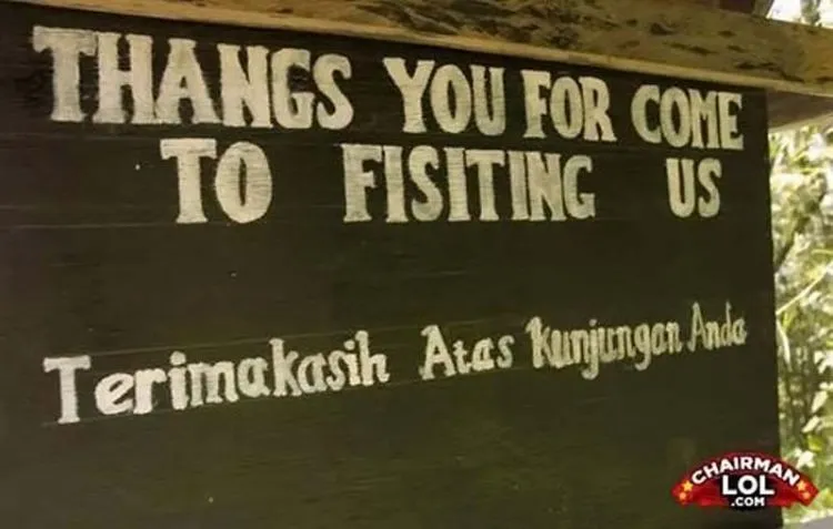 Ini Bahayanya Kalau Kamu Meremehkan Bahasa Inggris: 18 ENGRISH yang FAIL abis! 43