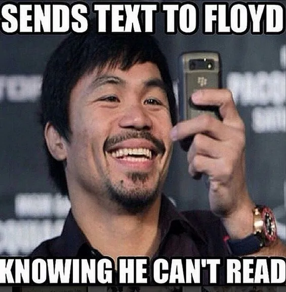 Meme Mayweather Vs. Pacman yang Jauh Lebih Menghibur Daripada Pertarungannya 25