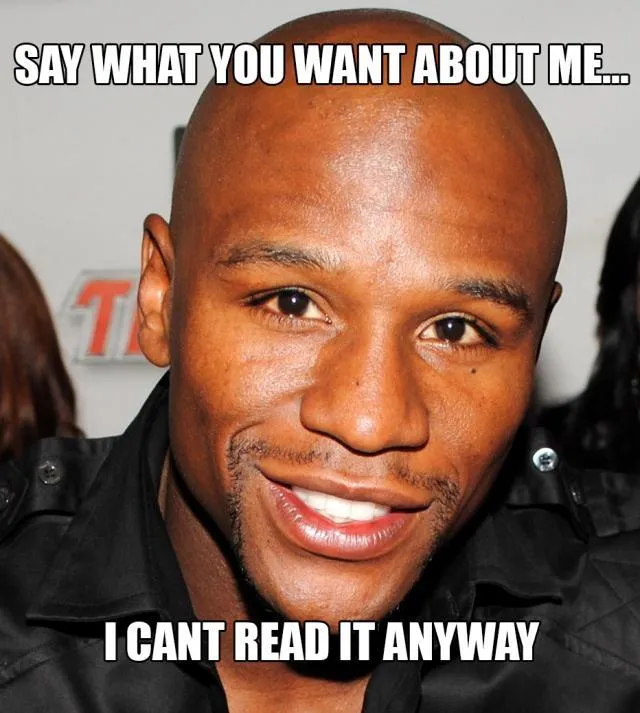 Meme Mayweather Vs. Pacman yang Jauh Lebih Menghibur Daripada Pertarungannya 24