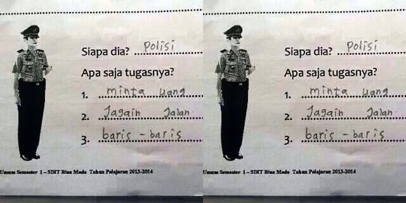 16 Jawaban Soal Ujian yang Pasti Bikin Sang Guru Terpingkal-pingkal