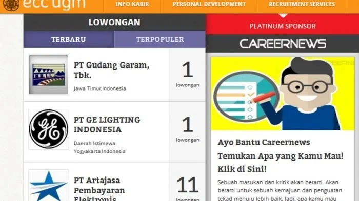 Dengan Mengikuti Situs-situs Ini, Kamu Tak Perlu Khawatir Ketinggalan Lowongan Pekerjaan Lagi 15