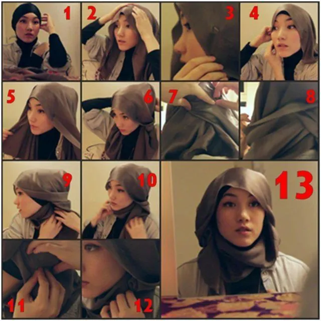 7 Tutorial Gaya Jilbab Ini Memang Butuh Sedikit Usaha, Tapi Keanggunan Akan Kamu Dapat Setelahnya 14