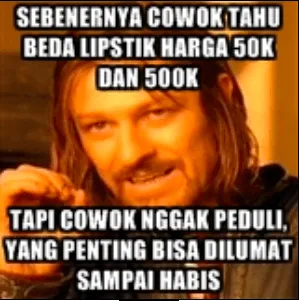 Sebelum Kamu Bisa Bedain Harga Lipstik, Jangan Suruh Cewekmu Berhenti Bekerja! 16