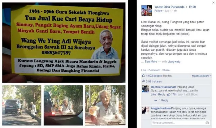 Hingga Usia Senja Kakek Ini Masih Berupaya Membuat Setiap Detik Hidupnya Berguna 5