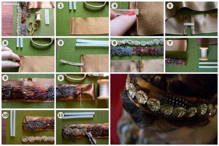 Demi Bisa Tampil Makin Anggun Di Hari Pernikahan, 7 Head Band Cantik Bikinan Sendiri Ini Bisa Jadi Andalan 21