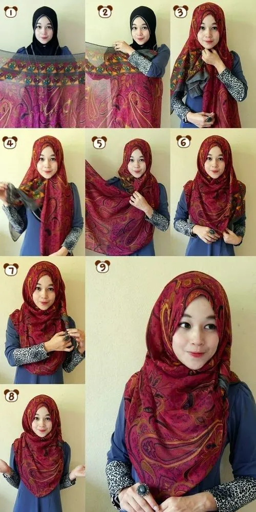 6 Tutorial Jilbab Pashmina yang Bisa Kamu Coba, Biar Gaya Jilbabmu Gak Biasa-biasa Saja 12