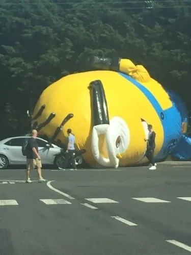 Kuning, Panjang, Bulat dan Berserakan di Jalan: Minion! 14