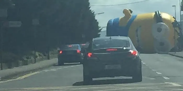 Kuning, Panjang, Bulat dan Berserakan di Jalan: Minion! 11