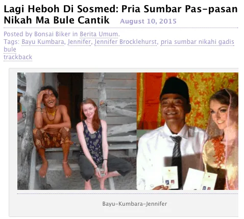 Kalau Jodoh Sudah Ada yang Ngatur, Kenapa Mesti Nyinyir Sama Bayu Kumbara yang Nikahi Bule Cantik? 13