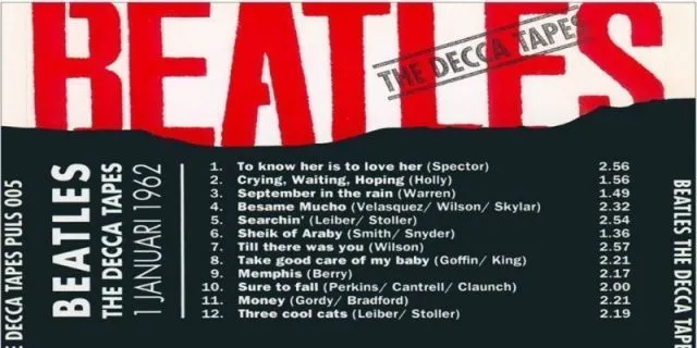 rekaman audisi Beatles